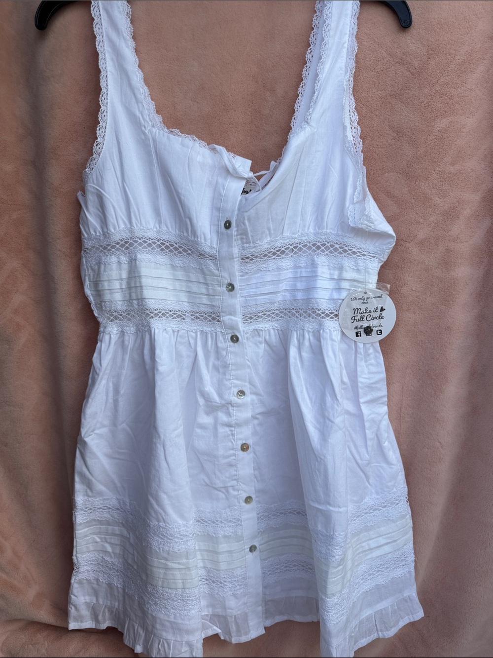 Jolie & Joy Women's Size M White Dress